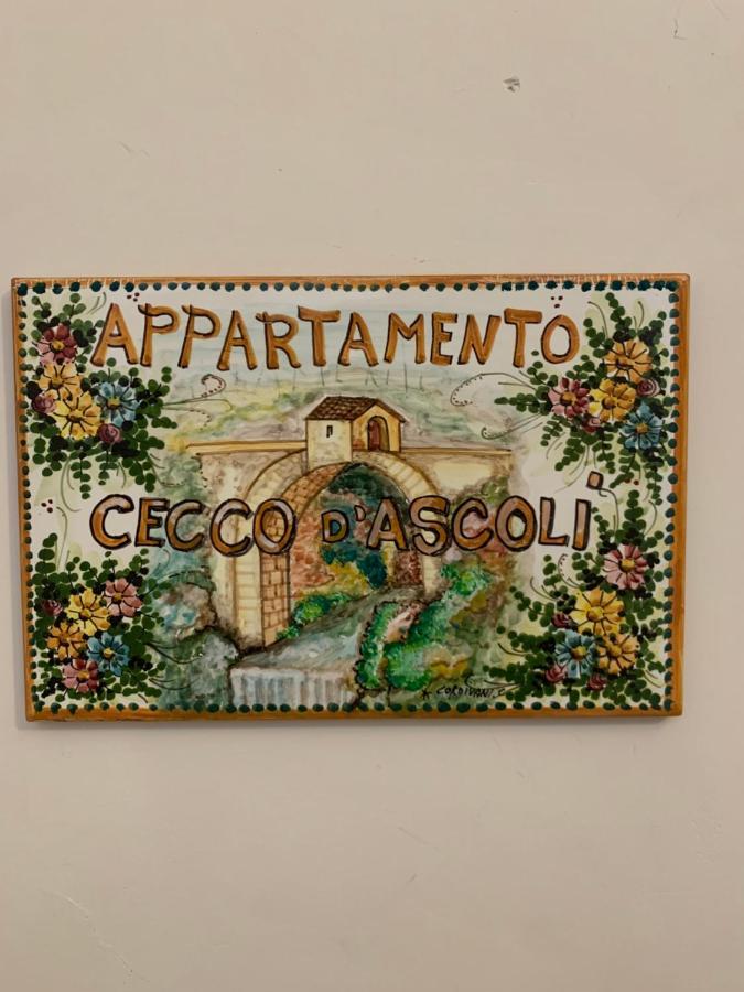 Appartamento Cecco D'Ascoli Ascoli Piceno Zewnętrze zdjęcie